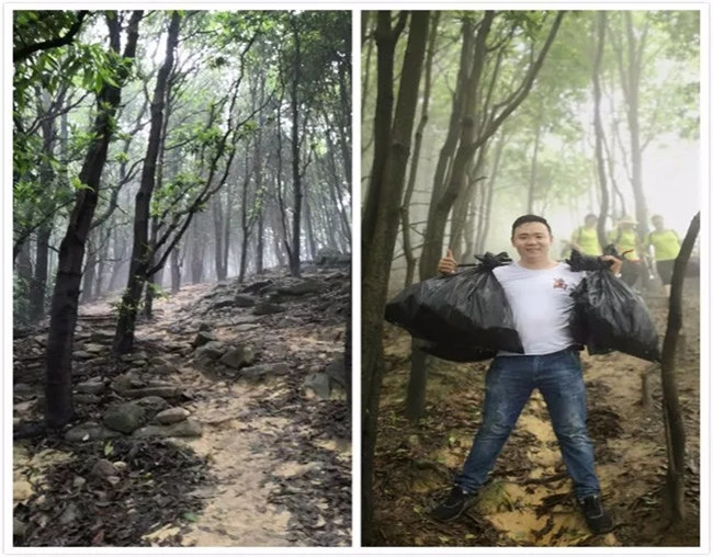 博皓人所到之處，皆無垃圾，滿滿當當?shù)拇? width=