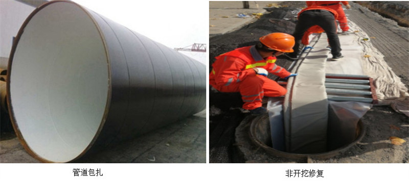玻璃鋼防腐主要市場應用：管道包扎、非開挖修復